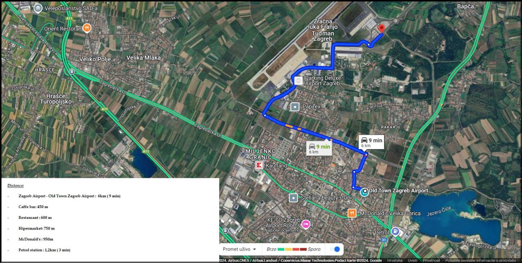 Old Town Zagreb Airport 호텔 벨리카 고리차 외부 사진